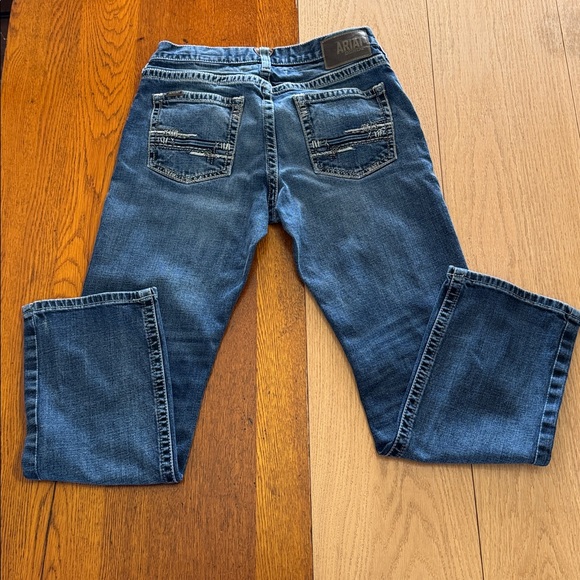 Ariat Men's M5 Classic Blue Straight Jeans - Picture 4 of 14